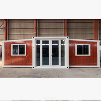 Maison conteneur extensible en acier ZhongHao 20 pieds, portable, préfabriquée, pour usage hôtelier, avec panneaux sandwich et structure en acier galvanisé, montage rapide
