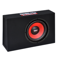 Nouveau modèle de mise à niveau sonore de voiture CP-1201 Woofer de 12 pouces boîtier de Subwoofer sous le siège mince avec amplificateur boîtier de Subwoofer de voiture