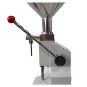 Machine de remplissage de crème manuelle pour petite entreprise Capacité de 13 <span class=keywords><strong>litres</strong></span> Trémie 3-60ml Gamme de remplissage pour sacs à confiture Baril pour produits chimiques - Product Image 6