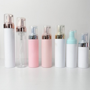 Empty Foam <b>Bottle</b> Hot Seller PP <b>Bottles</b> Luxury Black Customized logo Face Clean Plastic Foam <b>Pump</b> <b>Bottles</b> - Product Image 2