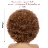 Perruques Bouclées Coupées Carré Court Sans Colle en Cheveux Humains Vierges Brésiliens & Synthétiques – Lace Front Densité 250% Noire