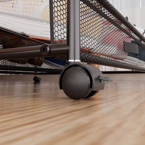 <strong>Under</strong> Bed Shoe <strong>Storage</strong> With Wheels Organizer Sturdy Metal Frame &amp; Breathable Mesh Rolling <strong>Storage</strong> Container <strong>Under</strong> the Bed <strong>Sofa</strong> - Product Image 5