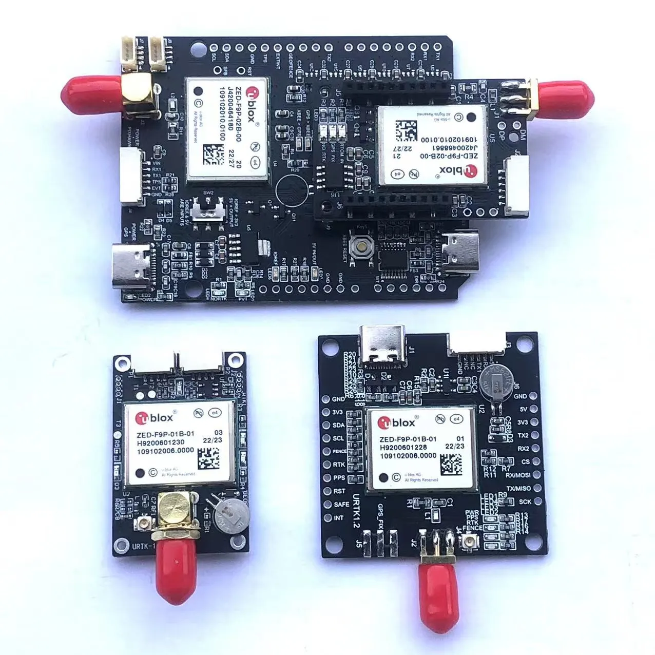 ZED-F9P-01B-01 ZED-F9P-02B-00 Simplertk2b Drone Development Board Um980 Um982 Zed-f9p Gnss Board