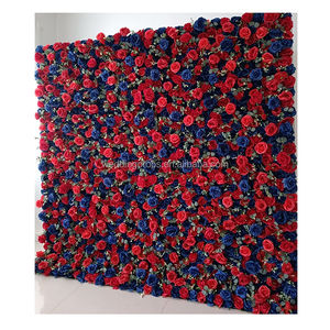Panel <span class=keywords><strong>de</strong></span> flores artificiales 3D, <span class=keywords><strong>rosa</strong></span>, para decoración <span class=keywords><strong>de</strong></span> fiesta <span class=keywords><strong>de</strong></span> boda - Product Image 4