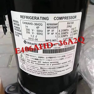 Compresor de Aire Acondicionado Hitachi E406AHD 36A2 para Equipos de Refrigeración, Refrigeración y Calefacción - Product Image 3