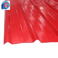 Panneau ondulé en acier PPGI revêtu de couleur, plaque d'acier PPGL laminée à chaud, matériau de construction, tôles d'acier pour toiture conformes à la norme ASTM