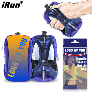 Botella de agua con logotipo impreso personalizado <span class=keywords><strong>IRun</strong></span>, botella de agua corriente sin agarre, bolsa de mano, botellas de agua deportivas - Product Image 1