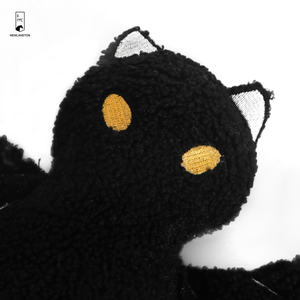 Halloween Festival Broderie Chauve-Souris Noire Coussin Oreiller En Peluche Dessin Animé Jouet Décor À La Maison Oreillers - Product Image 5