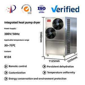 Lingde công nghiệp trái cây và rau dehydrator máy với bơm nhiệt cho thương mại thịt và sầu riêng khô (Thép không gỉ) - Product Image 2