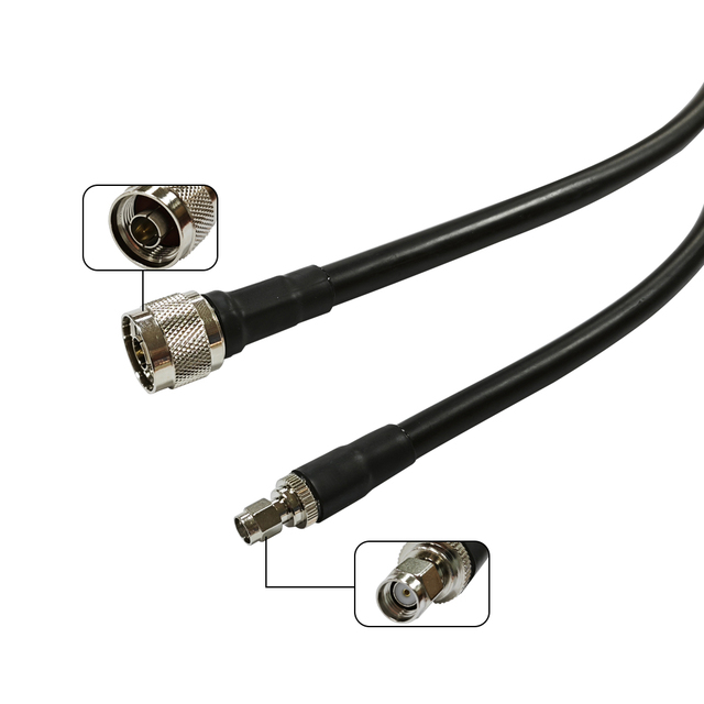 Coaxial Cable N Male To SMA Male 50 Ohm Extension Ultra Low Loss RF Coaxial Cable LMR 400