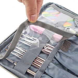 Organisateur de vernis à ongles double couche, capacité de 30 flacons, sac de rangement pour outils de manucure et pédicure, gris - Product Image 4