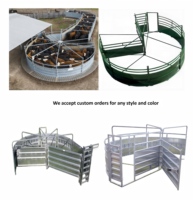 Système de triage modulaire G Force pour bovins en gros Panneaux de forçage galvanisés robustes avec barrières pour ferme d'élevage
