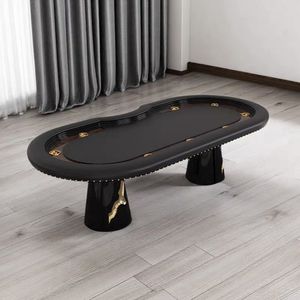Mesa de Póker Texas Hold'em de Lujo Moderna Diseñada por Diseñadores, para Clubes y Casinos de Alta Gama, Materiales Duraderos, para 8 Jugadores - Product Image 1