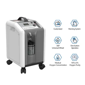 MICiTECH High Oxygen Purity 96% Mobile Oxygen Concentrator Household Medical 1-5L Oxygen Concentrator Ultra-Quiet 5 LPM Medical