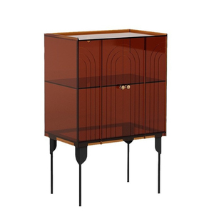 Nordic-Style Acrylic Entryway Cabinet Light Luxury Sideboard & Modern Minimalist Wine Cabinet - Product Image 5