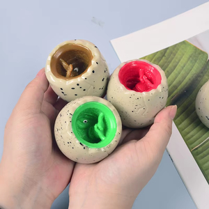 Dinosaur <b>Egg</b> Cup Squishy Sensory <b>Toy</b> Press Rebound Stress Relief Anxiety Relief Squeeze Fidget for Boys Girls Office Desk Gag - Product Image 4