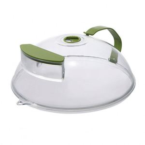 Custom Wholesales for <b>Microwave</b> Splatter Guard <b>Lid</b> Steam Vents Keeps Food Plate Cover With Handle - Product Image 2