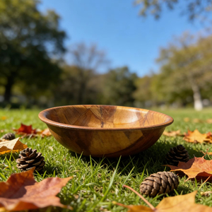 ชามไม้รักษ์โลก ผลิตจากไม้สักรีไซเคิล ทนทาน ปราศจากสารเคมี เหมาะสำหรับใช้ในบ้าน ร้านอาหาร และคาเฟ่ - Product Image 4