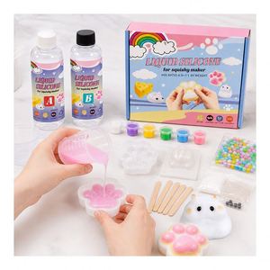 Cat Paw Hamster Cheese Mold Craft <b>Kit</b> Featuring Equal Ratio Silicone <b>Gel</b> Pigments Fuzzy Powder Mixing Cups Accessories - Product Image 6