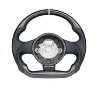 Volant en cuir et fibre de carbone en forme de D à 3 branches pour Gallardo 2003-2013 – Pièce de rechange pour amélioration de supercar