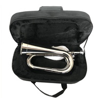 Trompette miniature de haute qualité avec tonalité BB, corps en laiton et surface nickelée, OEM acceptable JYBU605N