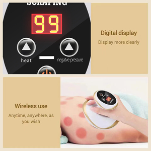 Masseur Électrique Amincissant pour le Corps, Drainage Lymphatique, Anti-<span class=keywords><strong>Cellulite</strong></span>, Guasha, Ventouses à Aspiration, Appareil de Massage à Domicile - Product Image 3