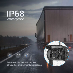 Podofo 7 ''tín hiệu kỹ thuật số không dây sao lưu máy ảnh màn hình IP68 không thấm nước tầm nhìn ban đêm BSD + Phía sau xem máy ảnh cho xe tải xe buýt <span class=keywords><strong>RV</strong></span> - Product Image 3
