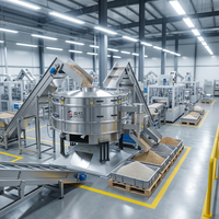 Tamis vibrant en acier inoxydable pour la transformation alimentaire, haute efficacité, grande capacité, usage industriel