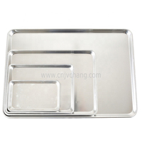 Ağır dikdörtgen alüminyum Pizza Pan 60x4 0cm fırın tepsisi tepsisi çerezler et ve sebze mutfak aksesuarları