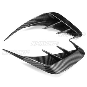 2 Piezas de Alerón Divisor de Parachoques Trasero con Luz Antiniebla y Rejilla de Ventilación para BMW Serie 3 G20 G28 318i 320i 330 325i 2019-2022 - Product Image 2