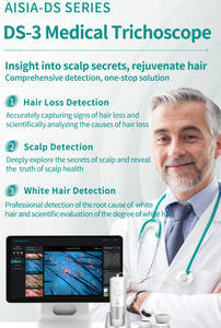 얼굴 분석을위한 AI Trichoscope 데스크탑 헤어 두피 분석기 기계 난포 감지 LED 광원 지원 EU JP US 플러그 - Product Image 3