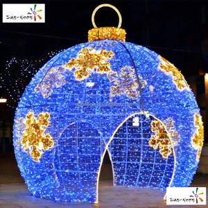 Bola LED gigante, luces de bola LED para decoraciones navideñas, decoración festiva - Product Image 3