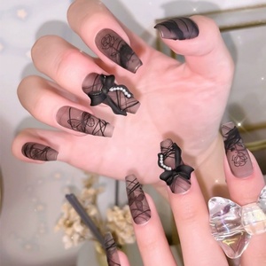 2024 New Nail Art UV Gel Stretch Pull Special Nail <b>Painting</b> Glue in Black and White Shop Exclusive - Product Image 4