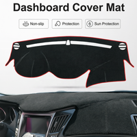 Für Hyundai Sonata 2011-2014 Auto Mittelkonsole Armaturenbrett-Abdeckung Sonnenschutzmatte und Rutschfeste Sicherheits-Fahrmatte