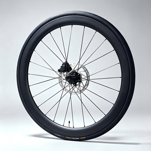 Vélo de route en fibre de carbone pour <span class=keywords><strong>homme</strong></span> avec 24 vitesses, levier de vitesses électrique, jeu de roues entièrement en carbone 700C, frein à disque, pneus Continental, design aérodynamique - Product Image 2