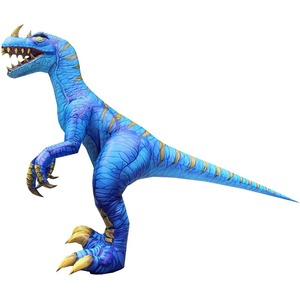 Costume de dinosaure gonflable réaliste en peluche Hesper - Mascotte animale professionnelle grandeur nature pour adulte unisexe pour fête d'Halloween - Product Image 2