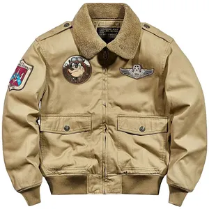 men's Polar fleece sherpa shearling lined logo embroidery patches baseball varsity motorcycle bomber jacket