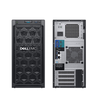 Serveur Tour PowerEdge T140 d'entrée de gamme avec processeur Xeon E-2124, 8 Go de RAM ECC DDR4, capacité maximale de 64 Go, en stock