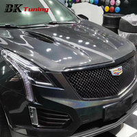 Capots moteur BK Tuning XT5 modifiés, design LY, en fibre de carbone 3K Twill, kits carrosserie, capot avant pour Cadillac XT5 2016+, couvre-moteur
