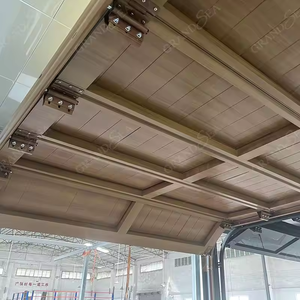 <span class=keywords><strong>Porte</strong></span> <span class=keywords><strong>de</strong></span> <span class=keywords><strong>garage</strong></span> <span class=keywords><strong>sectionnelle</strong></span> <span class=keywords><strong>motorisée</strong></span> en aluminium texturé bois moderne 16x7, facile à installer - Product Image 4