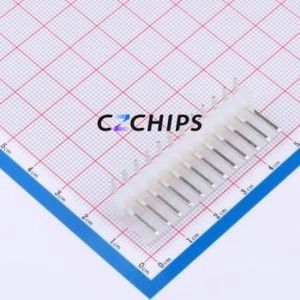 CH3.96-12P WZ Wire-to-Board Pin Header Bent Lead Through Hole,P=3.96mm Connector 1x12P 3.96mm Right Angle Insert CH - Product Image 1