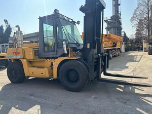 16 Ton Heavy Duty TCM FD160 Used Forklift Stable Lifting for Large Cargo & <b>Containers</b> - Product Image 4