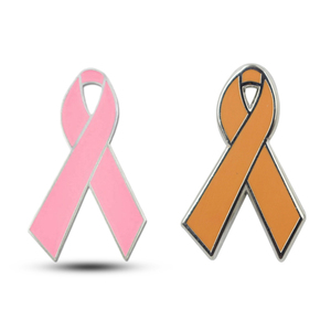 Factory Price Yellow Pink Ribbon Magnetic Hard Soft Enamel <b>Badges</b> and <b>Pins</b> Breast Prevention Logo Breast Cancer Awareness <b>Badge</b> - Product Image 1