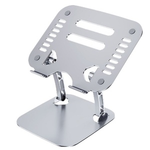 Dudukan Laptop ergonomis portabel dapat disesuaikan, dudukan komputer fabrikasi logam - Product Image 1