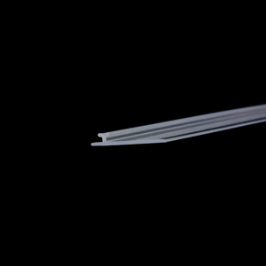 <span class=keywords><strong>Rail</strong></span> avant transparent de diviseur de poussoir d'étagère de bouchon d'étagère de supermarché avec le dos auto-adhésif - Product Image 5