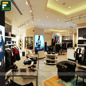 Élégant présentoir de magasin de vêtements, comptoir de vente, vitrine de vêtements, armoire en verre, mobilier de mode - Product Image 3