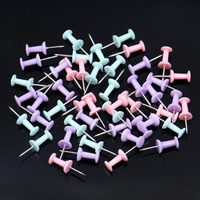 Épingles à tête colorées en plastique prêtes à être expédiées, pour tableau en liège, mur photo, fournitures de bureau et scolaires