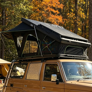 Carpa de techo rígida de aluminio para 4 personas, tienda de techo rígida para acampar, tienda de techo para azotea. - Product Image 1