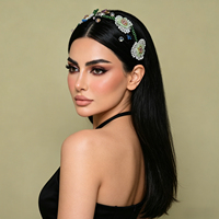 YouLaPan – coiffe de mariée de style chinois, coiffe florale faite à la main avec perles, coiffe à la mode pour femmes, pour banquet, fête dansante, YXA69