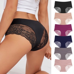All'ingrosso delle signore Sexy senza traccia biancheria intima senza cuciture del pizzo mutandine per le donne biancheria intima - Product Image 1